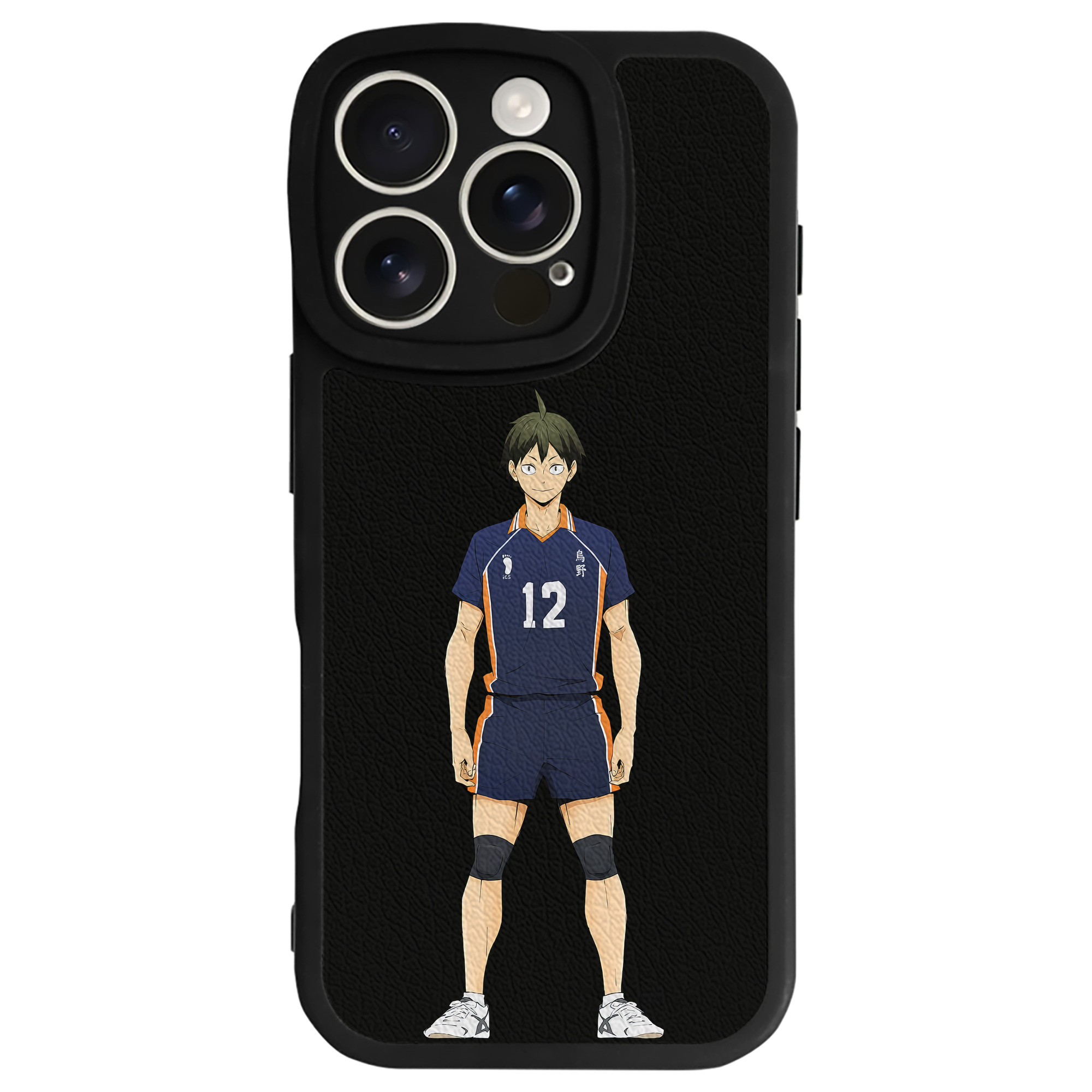 （画像用） ハイキュー!! Haikyu!! 【iPhone 16シリーズ対応】シリコンスマホケース（レザー調） 材質：シリコン